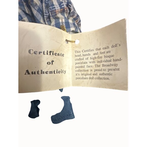 Raggedy Ann & Andy Dolls The Broadway Collection Hand-Painted Red Yarn Hair COA - Picture 3 of 10